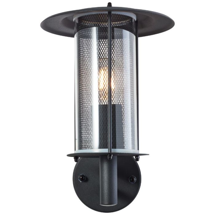 Rustic outdoor light black, Gezina, IP44