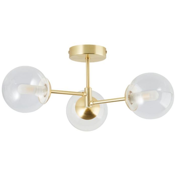 Design bathroom ceiling light gold, Ramon, IP44