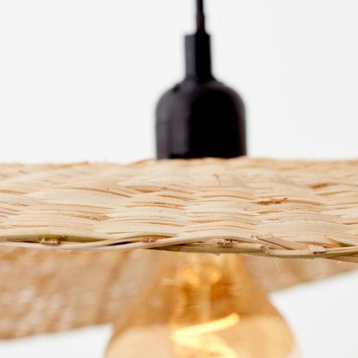 Wood pendant light beige, Georgina