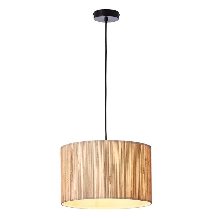 Rustic pendant light beige, Wenda