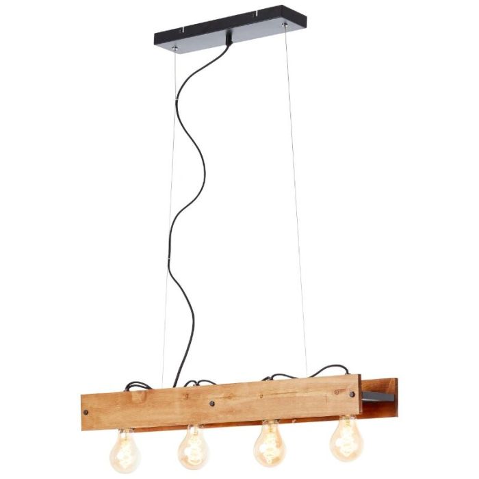 Wood pendant light brown, Rasha