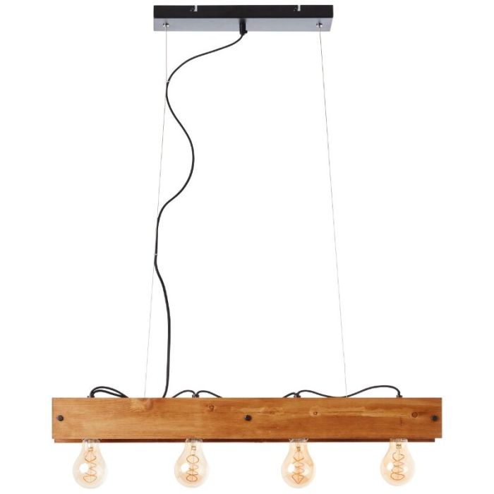 Wood pendant light brown, Rasha
