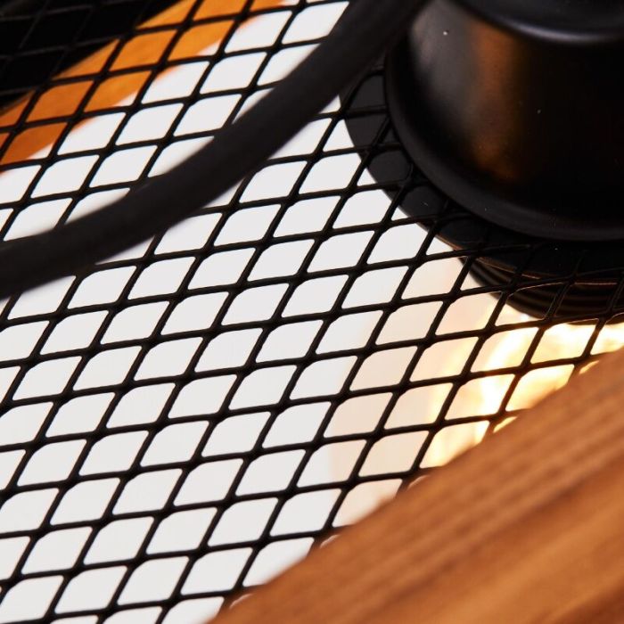 Wood pendant light brown, Rasha