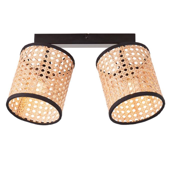 Rustic ceiling spotlight beige, Emmelie