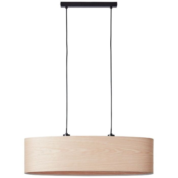 Wood pendant light beige, Enna