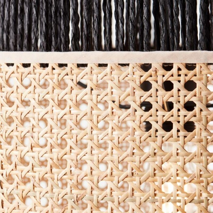 Rattan pendant light beige, Quirien