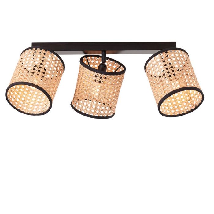 Rustic ceiling spotlight beige, Emmelie