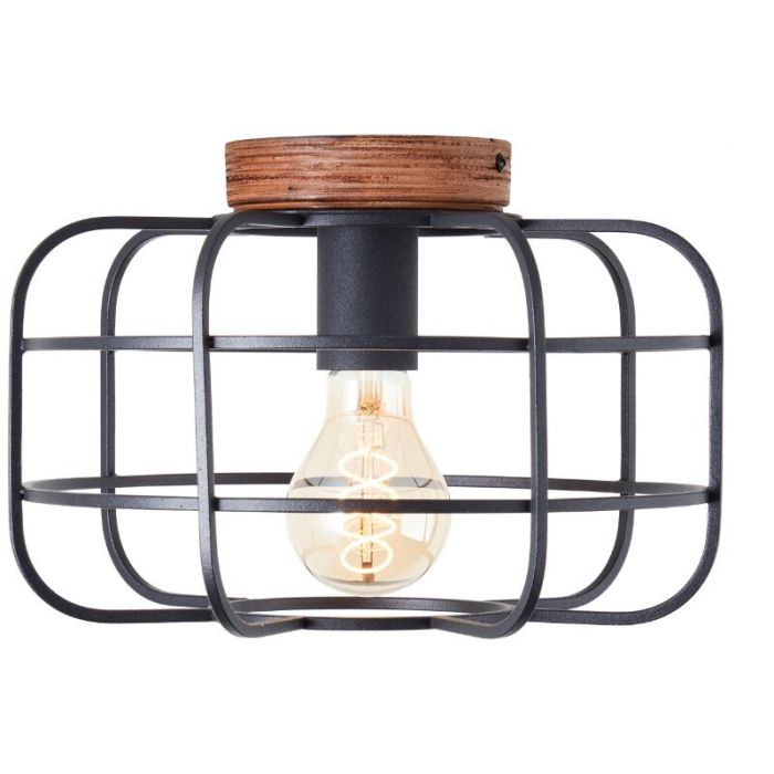 Wood ceiling light black, Taede
