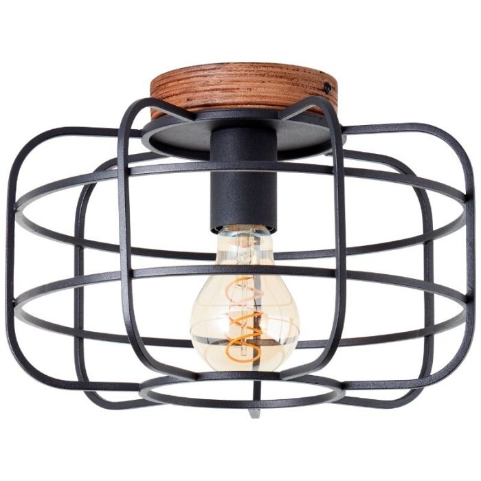 Wood ceiling light black, Taede