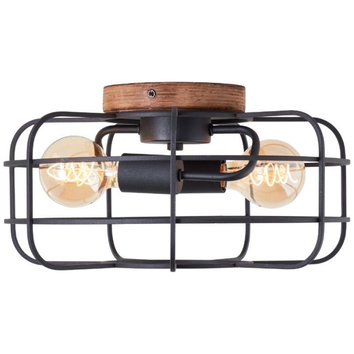 Wood ceiling light black, Taede