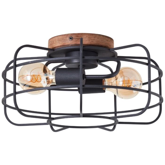 Wood ceiling light black, Taede