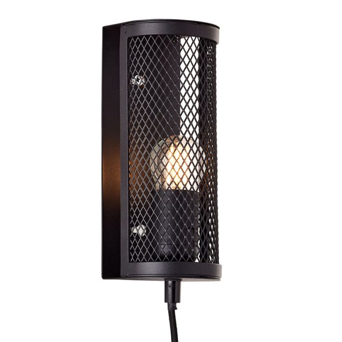 Industrial wall light black, Esperanza