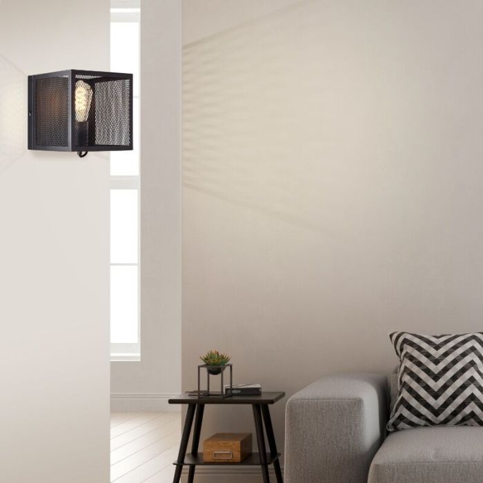 Industrial wall light black, Esperanza