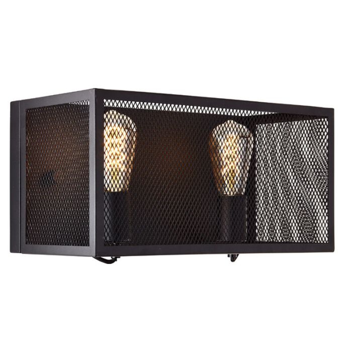 Industrial wall light black, Esperanza