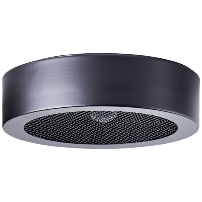 Industrial flush ceiling light black, Sherman