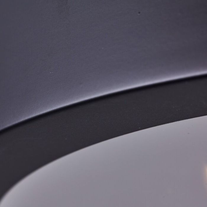 Industrial flush ceiling light black, Sherman