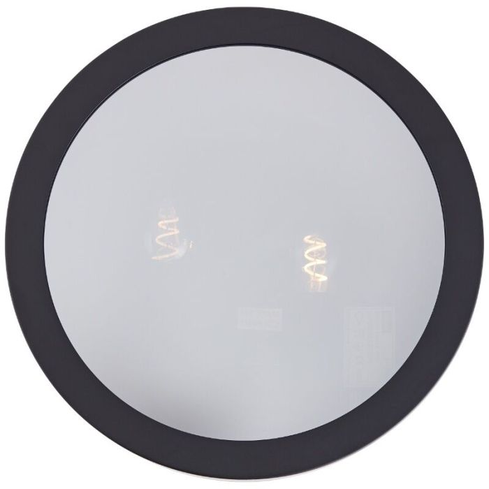Industrial flush ceiling light black, Sherman