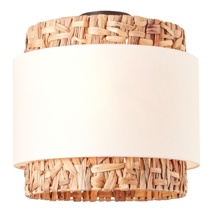 Rustic ceiling light brown, Vibeke