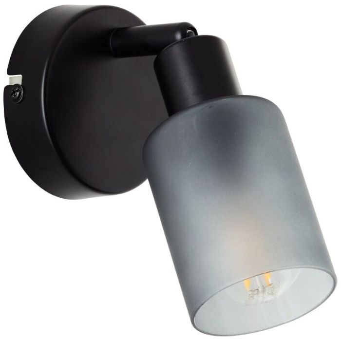 Glass wall spotlight black, Fanny