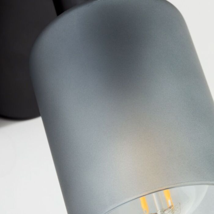 Glass wall spotlight black, Fanny