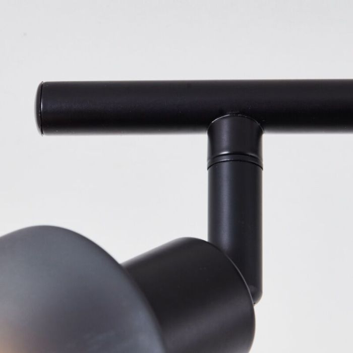 Glass ceiling spotlight black, Fanny