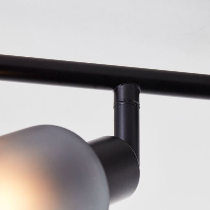 Glass ceiling spotlight black, Fanny
