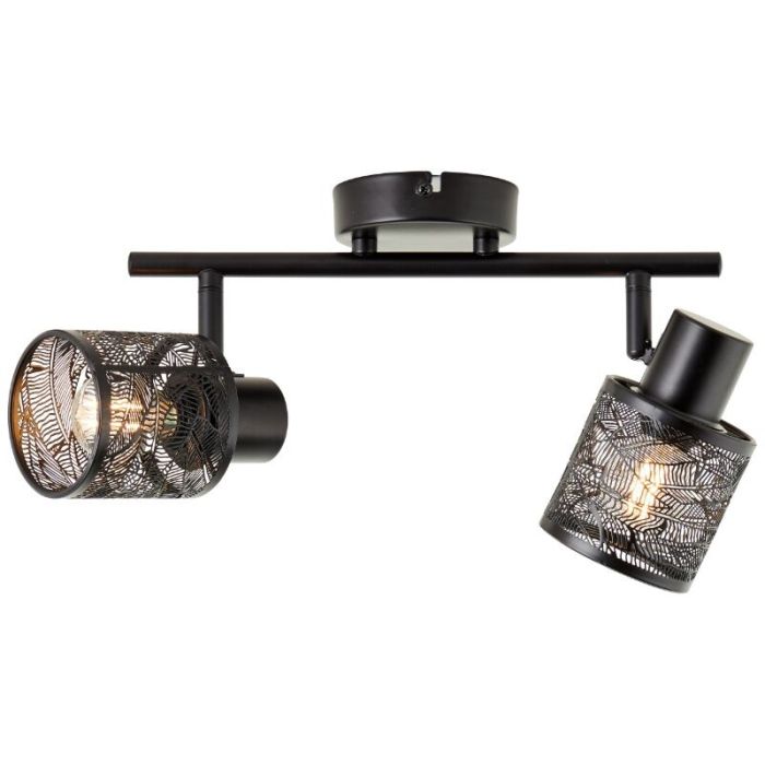 Industrial ceiling spotlight black, Raquel