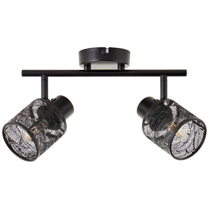 Industrial ceiling spotlight black, Raquel