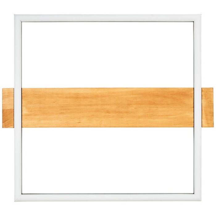 Wood flush ceiling light black, Fannie, 24W, 3000K LED
