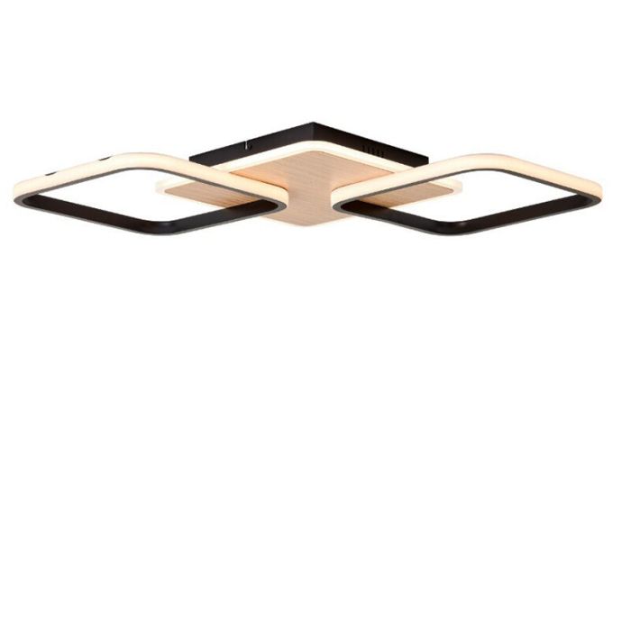 Modern flush ceiling light brown, Rawan, 40W, 3000K LED