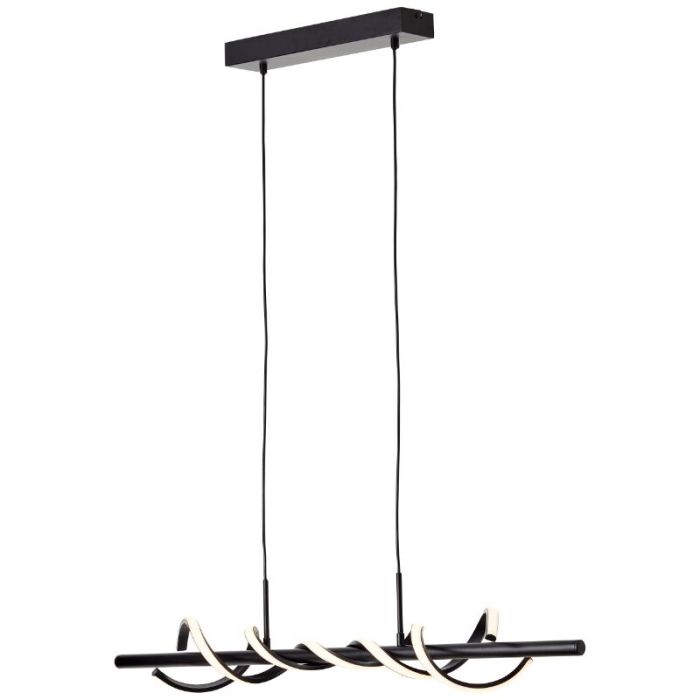 Modern pendant light black, Quang, 20W, 3000K LED