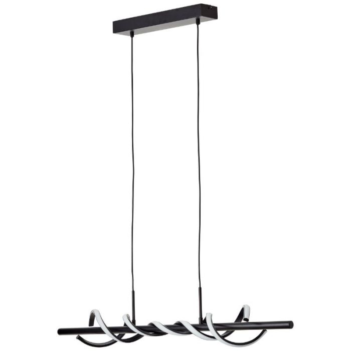 Modern pendant light black, Quang, 20W, 3000K LED