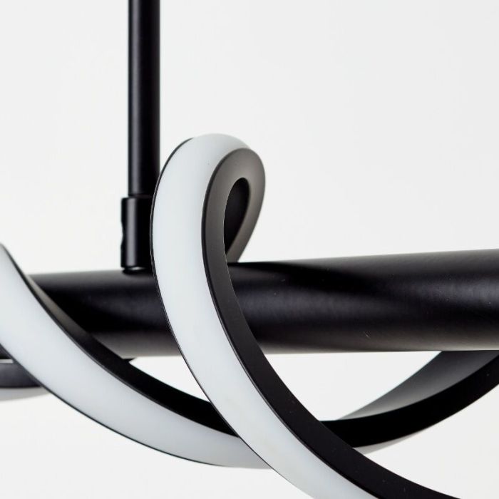 Modern pendant light black, Quang, 20W, 3000K LED
