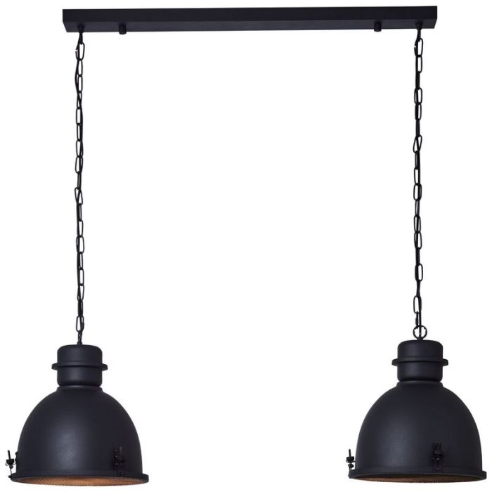Industrial pendant light black, Senna