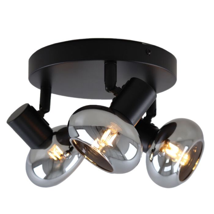 Design ceiling spotlight black, Tanju