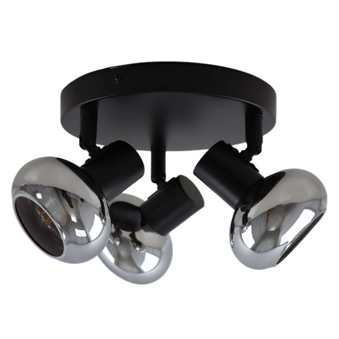 Design ceiling spotlight black, Tanju