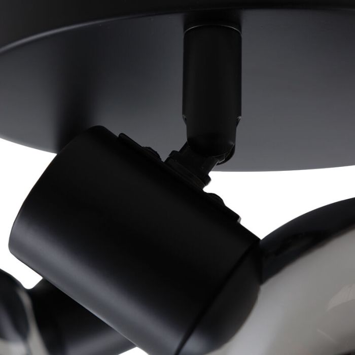 Design ceiling spotlight black, Tanju