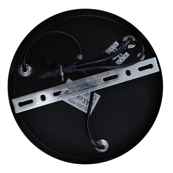 Design ceiling spotlight black, Tanju