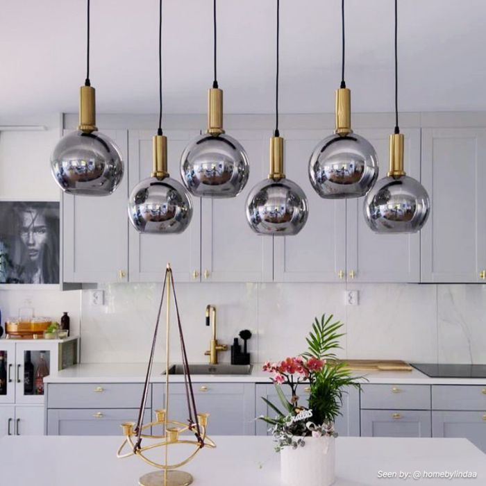 Design pendant light grey, Giada