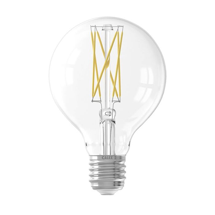 Calex LED Globe lamp, G80, E27, 4W, 2200K (extra atmospheric white), dimmable