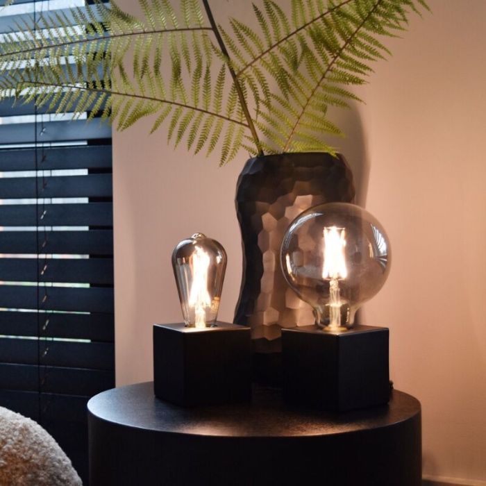 Dimmable Calex E27 LED filament bulb grey, 4W, 1800K