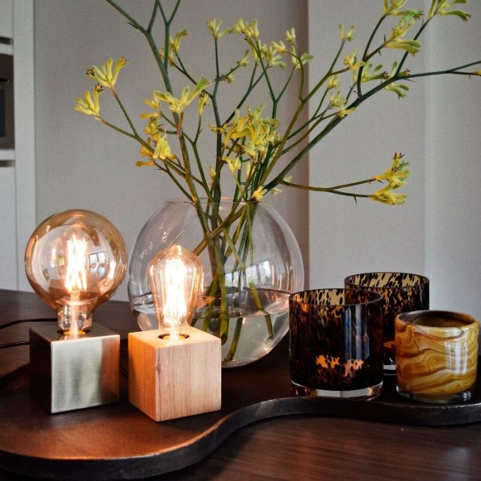 Dimmable Calex E27 LED filament bulb amber, 4,5W, 2100K