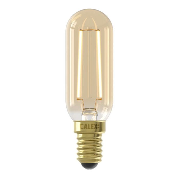 Dimmable Calex E14 LED tubular bulb amber, 3,5W, 2100K