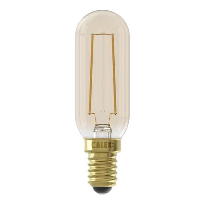 Dimmable Calex E14 LED tubular bulb amber, 3,5W, 2100K