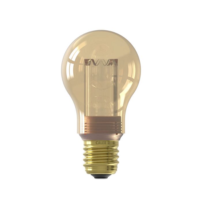 Dimmable Calex E27 LED filament bulb amber, 3,5W, 1800K