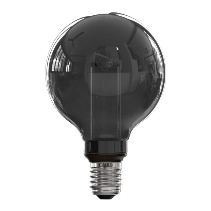 Dimmable Calex E27 LED filament bulb grey, 3,5W, 2000K