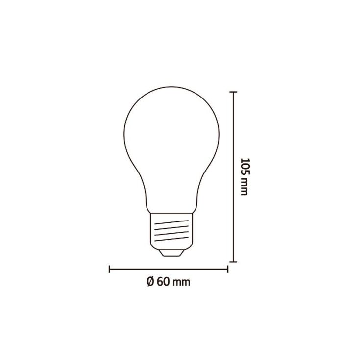Calex smart LED bulb E27 7W, warm to cold white adjustable
