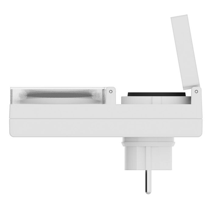 Waterproof switch clock wall socket with 24-hour timer, IP44