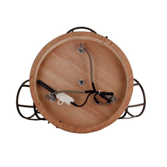 Industrial ceiling spotlight black, Calvin
