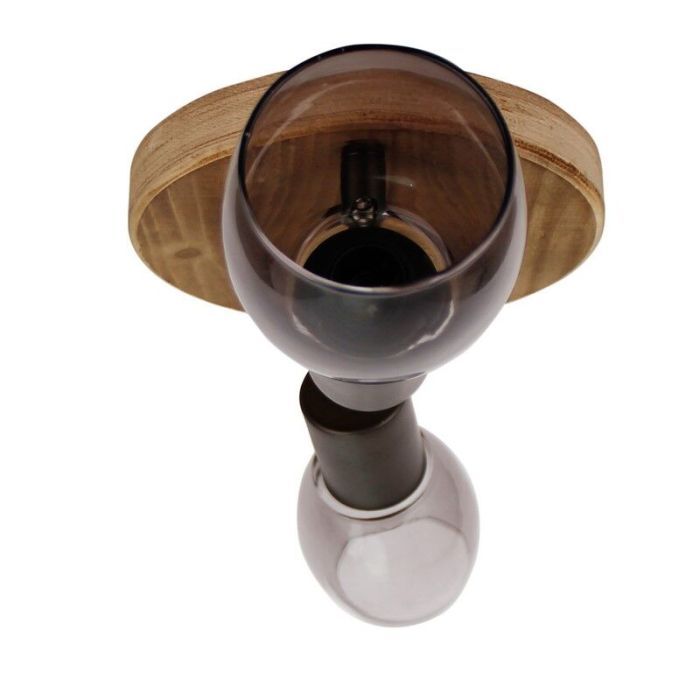 Wood ceiling spotlight black, Clifford